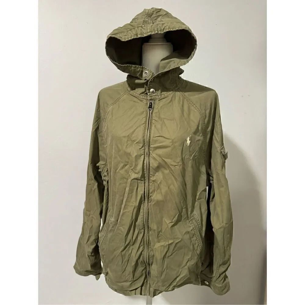Polo Ralph Lauren green Hooded full zip